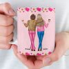 Custom Mug - Personalized Best Friend Birthday Gifts For Women, Besties, Sisters, BFF - Always Better Together