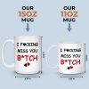 Custom Mug - Personalized Best Friend Birthday Gifts For Women, Besties, Sisters, BFF - Besties Make Life Brighter