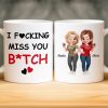 Custom Mug - Personalized Best Friend Birthday Gifts For Women, Besties, Sisters, BFF - Besties Make Life Brighter