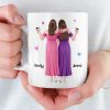 Custom Mug - Personalized Best Friend Birthday Gifts For Women, Besties, Sisters, BFF - Besties Make Life Shine Bright