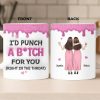Custom Mug - Personalized Best Friend Birthday Gifts For Women, Besties, Sisters, BFF - Besties Make Life Sparkle