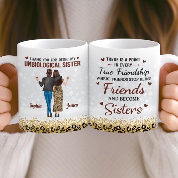 Custom Mug - Personalized Best Friend Birthday Gifts For Women, Besties, Sisters, BFF - Better With You