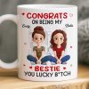 Custom Mug - Personalized Best Friend Birthday Gifts For Women, Besties, Sisters, BFF - Caffeine & Confessions