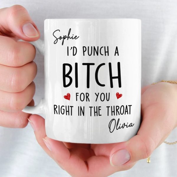 Custom Mug - Personalized Best Friend Birthday Gifts For Women, Besties, Sisters, BFF - Doing Life With You
