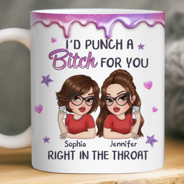 Custom Mug - Personalized Best Friend Birthday Gifts For Women, Besties, Sisters, BFF - Energy Feels Like Home