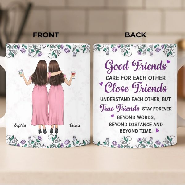 Custom Mug - Personalized Best Friend Birthday Gifts For Women, Besties, Sisters, BFF - Forever My Favorite Chaos Crew