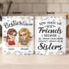 Custom Mug - Personalized Best Friend Birthday Gifts For Women, Besties, Sisters, BFF - Giggles Secrets Forever Friends
