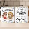 Custom Mug - Personalized Best Friend Birthday Gifts For Women, Besties, Sisters, BFF - Giggles Secrets Forever Friends