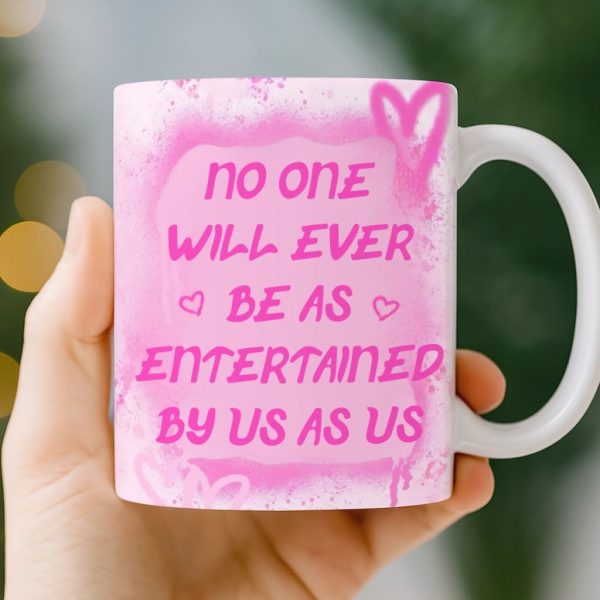 Custom Mug - Personalized Best Friend Birthday Gifts For Women, Besties, Sisters, BFF - Heart Talks Only