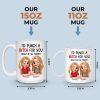 Custom Mug - Personalized Best Friend Birthday Gifts For Women, Besties, Sisters, BFF - Made For Good Days