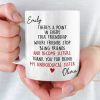 Custom Mug - Personalized Best Friend Birthday Gifts For Women, Besties, Sisters, BFF - My Favorite Human Chaos