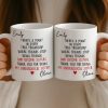 Custom Mug - Personalized Best Friend Birthday Gifts For Women, Besties, Sisters, BFF - My Favorite Human Chaos