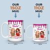 Custom Mug - Personalized Best Friend Birthday Gifts For Women, Besties, Sisters, BFF - My Peaceful Madness