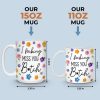 Custom Mug - Personalized Best Friend Birthday Gifts For Women, Besties, Sisters, BFF - No Miles Can Break Our Bond