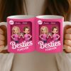 Custom Mug - Personalized Best Friend Birthday Gifts For Women, Besties, Sisters, BFF - Partners In Crime Sisters Forever