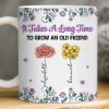 Custom Mug - Personalized Best Friend Birthday Gifts For Women, Besties, Sisters, BFF - Partners In Shine