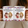 Custom Mug - Personalized Best Friend Birthday Gifts For Women, Besties, Sisters, BFF - Partners In Wine And Chaos