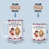 Custom Mug - Personalized Best Friend Birthday Gifts For Women, Besties, Sisters, BFF - Partners In Wine And Chaos
