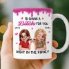 Custom Mug - Personalized Best Friend Birthday Gifts For Women, Besties, Sisters, BFF - Smiles Brewed Daily