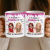 Custom Mug - Personalized Best Friend Birthday Gifts For Women, Besties, Sisters, BFF - Smiles Brewed Daily