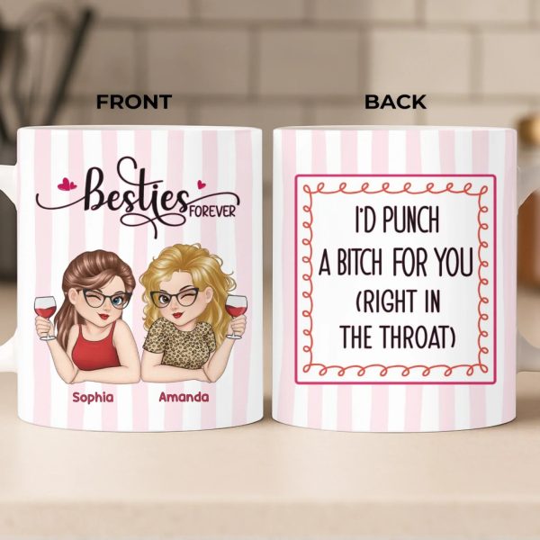 Custom Mug - Personalized Best Friend Birthday Gifts For Women, Besties, Sisters, BFF - Some Souls Just Match
