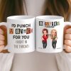 Custom Mug - Personalized Best Friend Birthday Gifts For Women, Besties, Sisters, BFF - Stay Wild Stay Close