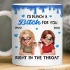 Custom Mug - Personalized Best Friend Birthday Gifts For Women, Besties, Sisters, BFF - Together Through Every Chapter