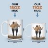 Custom Mug - Personalized Best Friend Birthday Gifts For Women, Besties, Sisters, BFF - Trust Never Failed