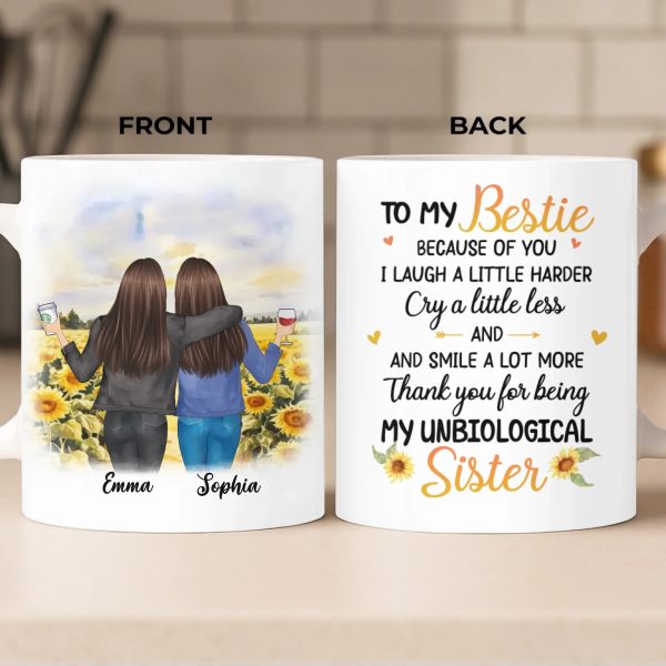 Custom Mug - Personalized Best Friend Birthday Gifts For Women, Besties, Sisters, BFF - We Get It All