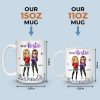 Custom Mug - Personalized Best Friend Birthday Gifts For Women, Besties, Sisters, BFF - You Balance My Crazy