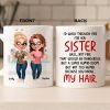 Custom Mug - Personalized Best Friend Birthday Gifts For Women, Besties, Sisters, BFF - You Make My Heart Smile