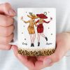 Custom Mug - Personalized Best Friend Birthday Gifts For Women, Besties, Sisters, BFF - You Make My World Loud