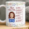 Custom Mug - Personalized Birthday Gifts For Besties, Sisters, BFF, Family, Yourself - Becoming The Best Version Of Me