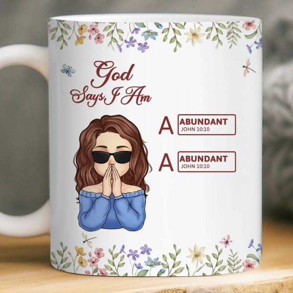 Custom Mug - Personalized Birthday Gifts For Besties, Sisters, BFF, Family, Yourself - Becoming The Best Version Of Me