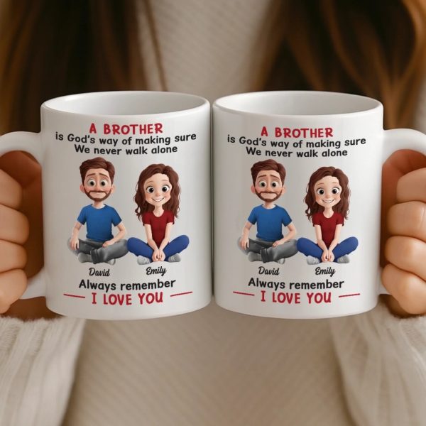 Custom Mug - Personalized Birthday Gifts For Brother, Sister - Our Family Our Joy