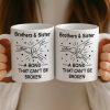 Custom Mug - Personalized Birthday Gifts For Brother, Sister - Together We Bright
