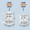 Custom Mug - Personalized Birthday Gifts For Brother, Sister, Family - My Brother, My Hero, My Forever Support