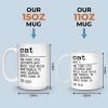 Custom Mug - Personalized Birthday Gifts For Cat Lovers, Cat Mom And Dad - Chaos In Fur Form