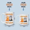 Custom Mug - Personalized Birthday Gifts For Cat Lovers, Cat Mom And Dad - Good Morning Human Servant