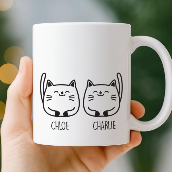 Custom Mug - Personalized Birthday Gifts For Cat Lovers, Cat Mom And Dad - My Cats Own Me