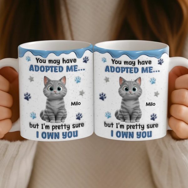 Custom Mug - Personalized Birthday Gifts For Cat Lovers, Cat Mom And Dad - My Cats Own My Heart