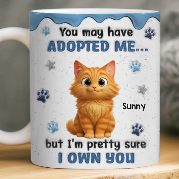 Custom Mug - Personalized Birthday Gifts For Cat Lovers, Cat Mom And Dad - My Cats Own My Heart