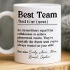 Custom Mug - Personalized Birthday Gifts For Coworker, Work Bestie - Dream Team
