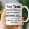 Custom Mug - Personalized Birthday Gifts For Coworker, Work Bestie - Dream Team