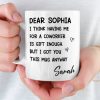 Custom Mug - Personalized Birthday Gifts For Coworker, Work Bestie - Your Effort Inspires Me