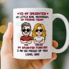 Custom Mug - Personalized Birthday Gifts For Dad, Daughter - Like Father Like Daughter