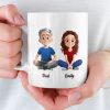Custom Mug - Personalized Birthday Gifts For Dad, Daughter, Son - A Father Love Guides The Way
