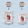 Custom Mug - Personalized Birthday Gifts For Dad, Mom, Daughter - Love Grows In Every Embrace