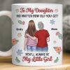 Custom Mug - Personalized Birthday Gifts For Dad, Mom, Daughter - Love Grows In Every Embrace