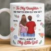 Custom Mug - Personalized Birthday Gifts For Dad, Mom, Daughter - Love Grows In Every Embrace